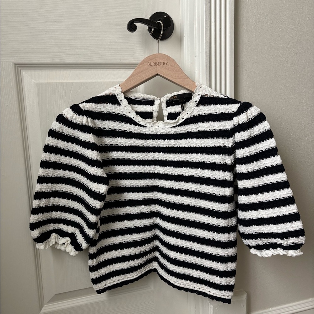 Maje Sweater Knit Blouse
